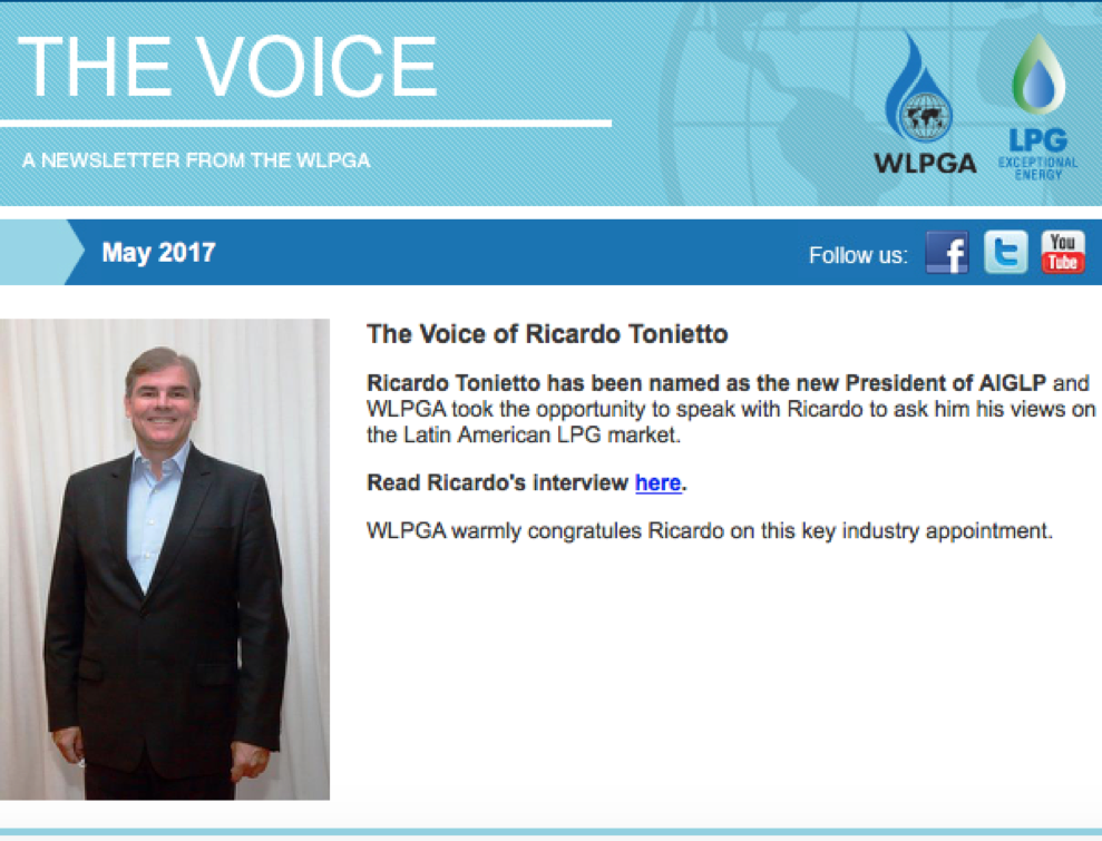 The Voice of Ricardo Tonietto, President of AIGLP