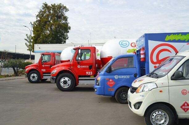 Gasco renueva su flota de operación con vehículos a gas licuado