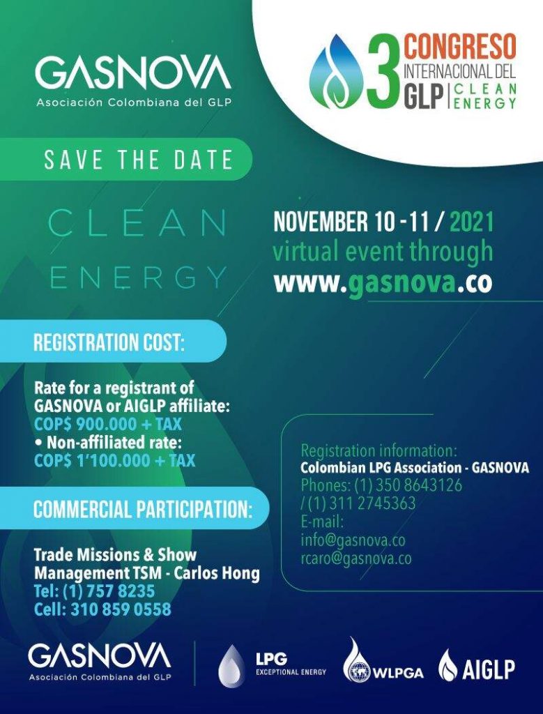 Registration open: 3rd. International LPG Congress. November 10 and 11