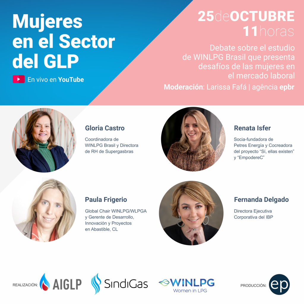 Mujeres en el sector del GLP – 25 de octubre en vivo en Youtube