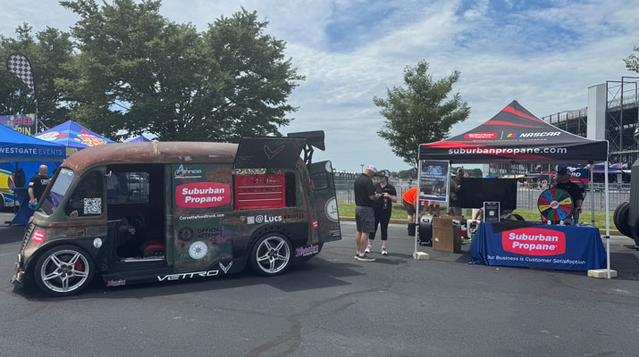 Suburban Propane destaca la versatilidad del propano en la Fan Zone de Dover Motor Speedway
