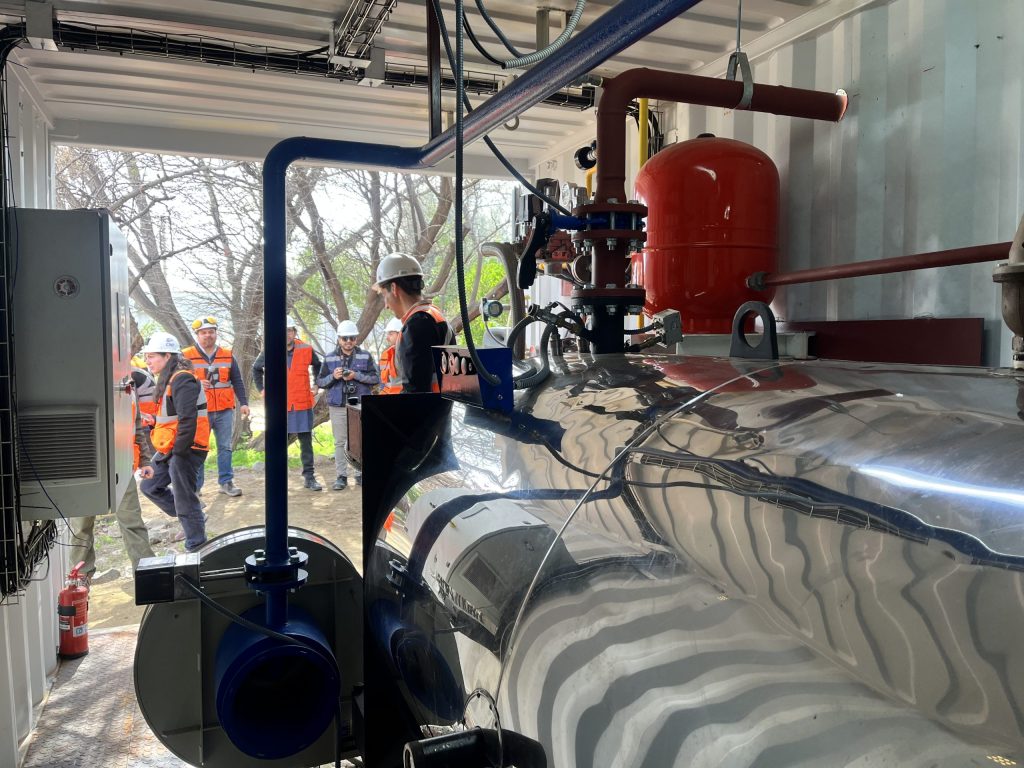 CNP valida com sucesso a primeira caldeira híbrida de hidrogênio verde e GLP no Chile